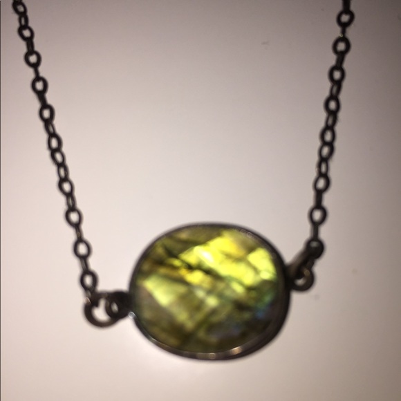 Black stone necklace - Picture 2 of 4